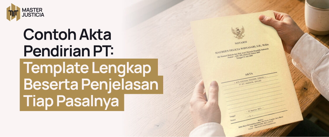 Contoh Akta Pendirian PT